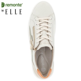 Pantofi sport de dama comozi din piele, bej Remonte D1C01-81 1