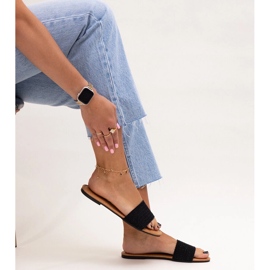 Clape Marika brodate negre negru 1