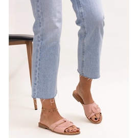 Pălării decorate cu o curea cu zirconi Amari roz 1