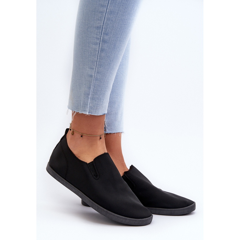 Tenisi Slip-On dama Lovinia negru 2