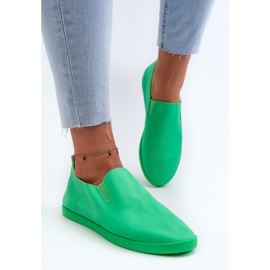 Pantofi Slip-On damă Lovinia verde 4