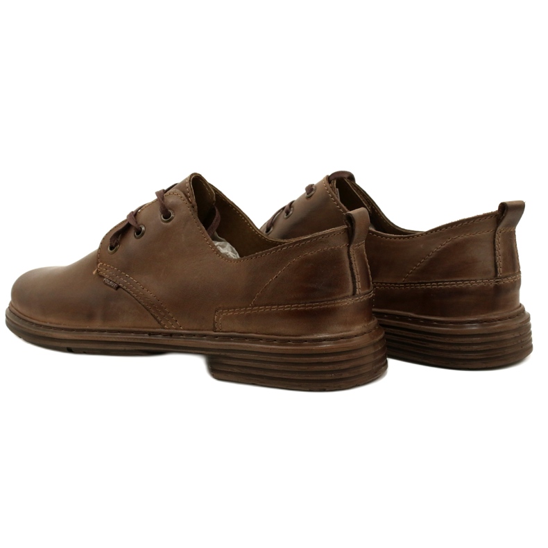 Polbut Pantofi din piele pentru bărbați 191k maro 5