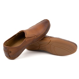 Olivier Mocasini din piele pentru bărbați 4206 maro 4