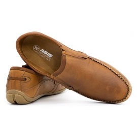 Olivier Mocasini din piele pentru bărbați 4206 maro 3