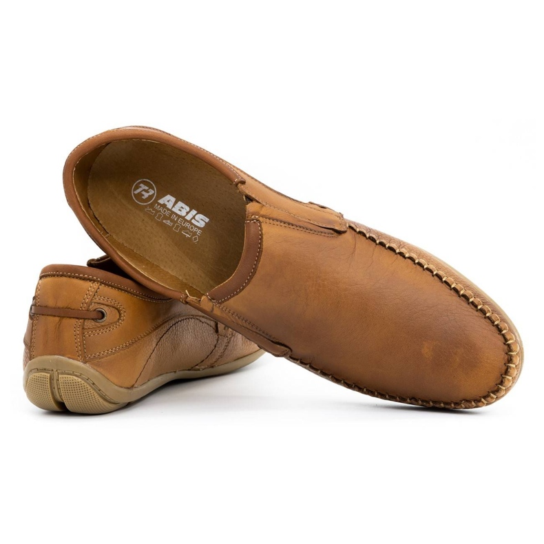 Olivier Mocasini din piele pentru bărbați 4206 maro 3