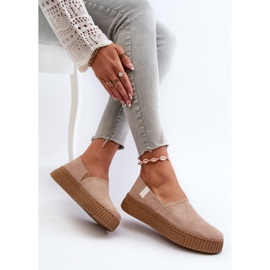 Big Star Pantofi de damă cu platformă NN276007 Memory Foam System Bej 8