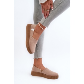 Big Star Pantofi de damă cu platformă NN276007 Memory Foam System Bej 6
