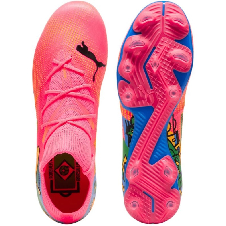 Pantofi de fotbal Puma Future 7 Match Njr FG/AG M 107840 01 roșu 1