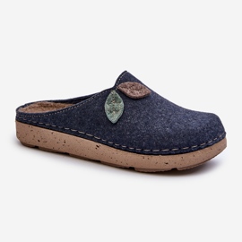 Papuci de damă Inblu Felt ED000013 Bleumarin albastru 1