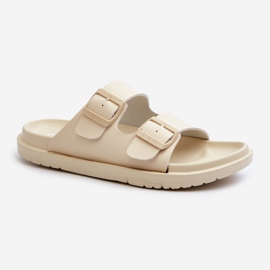 Pantofi de damă, din spumă ușoară, cu catarame, Big Star NN274A752 bej 1