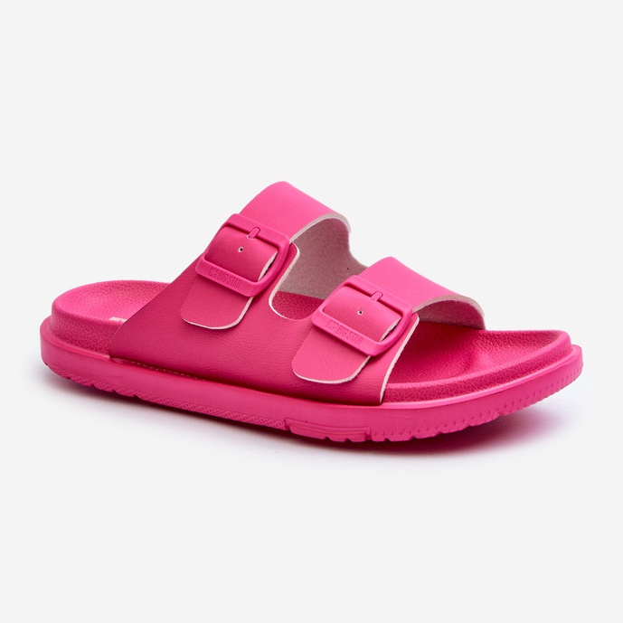 Flip-flops, ușoare, din spumă, cu catarame, Big Star NN274A754 fucsia roz 1 Flip-flops, ușoare, din spumă, cu catarame, Big Star NN274A754 fucsia roz 1