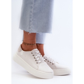 Pantofi de damă cu sistem de spumă cu memorie Big Star NN276001 alb 2 Pantofi de damă cu sistem de spumă cu memorie Big Star NN276001 alb 2