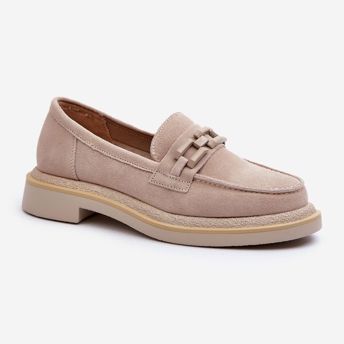 S.Barski Mocasine din piele de căprioară cu degete de la decorare D&A TW101 J.BEżowe bej 2 S.Barski Mocasine din piele de căprioară cu degete de la decorare D&A TW101 J.BEżowe bej 2