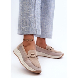 S.Barski Mocasini din piele intoarsa dama D&A TW210 Bej 2 S.Barski Mocasini din piele intoarsa dama D&A TW210 Bej 2