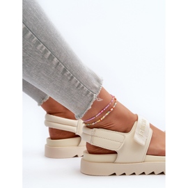Sandale cu platformă pentru femei Big Star NN274751 Bej 1
