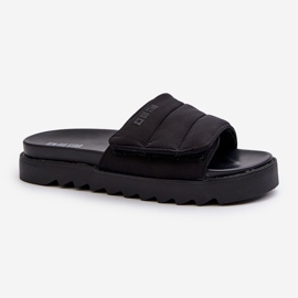 Flip-flops de damă cu platformă Big Star NN274772 Negru 2
