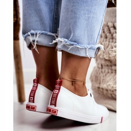 Adidași pentru femei Big Star White GG274005 alb 2