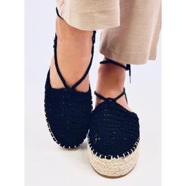 Espadrile de dama din dantela Yaweh Black negru 1 Espadrile de dama din dantela Yaweh Black negru 1