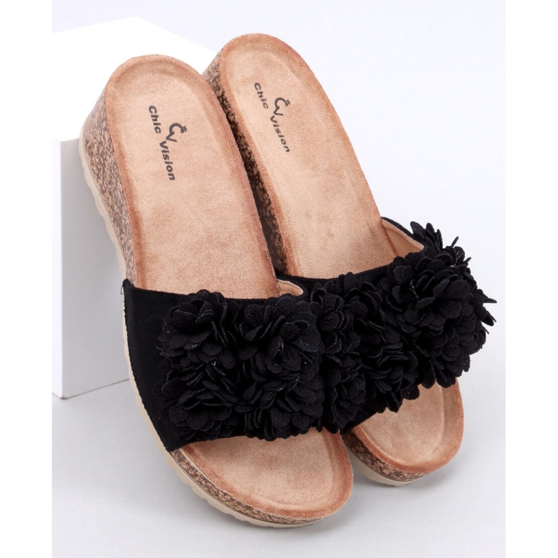 Mulți cu pană floral Minass Black negru 1 Mulți cu pană floral Minass Black negru 1