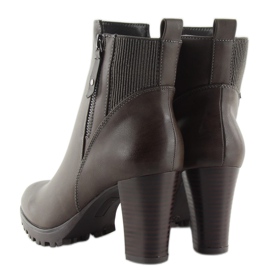 Gri Cizme gri de dama cu toc inalt JA3132 gri 2