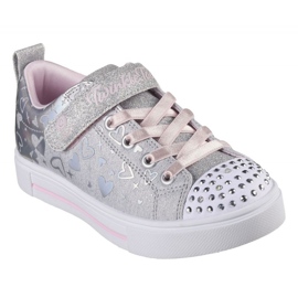 Pantofi Gysl Skechers Led Heather Charms 314787L argint 1
