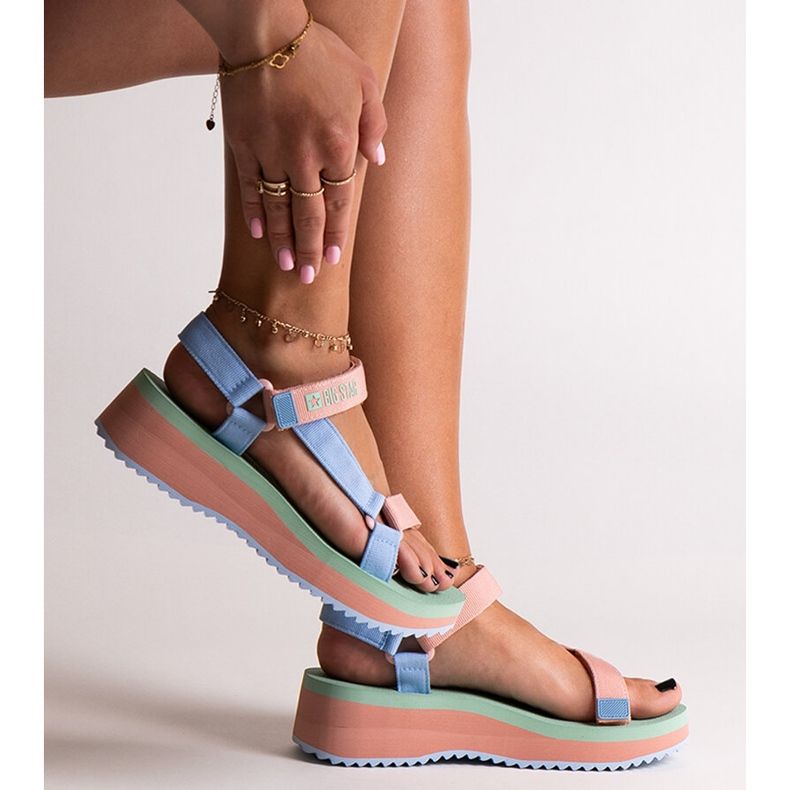 Sandale colorate Big Star NN274A055 albastru 1