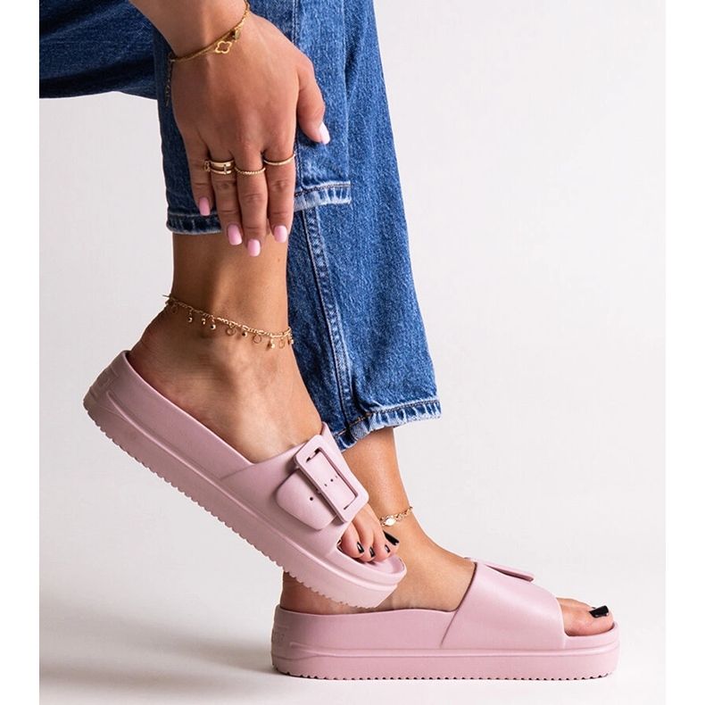 Șlapi Pink Big Star NN274A663 roz 1