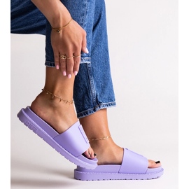 Șlapi Purple Big Star LL274426 violet 1