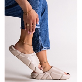 Șlapi bej Big Star LL274593 801 1