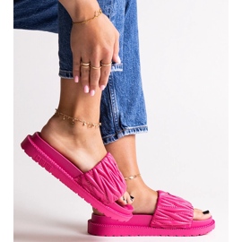 Clape roz cu volane Big Star NN274A749 1 Clape roz cu volane Big Star NN274A749 1