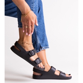 Sandale negre Big Star LL274745 negru 1