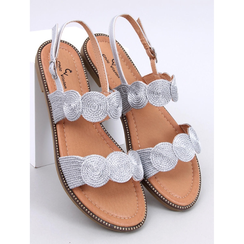 Sandale dama Raulet Silver argint 1