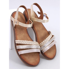 Sandale de dama Pasini Gold de aur 1