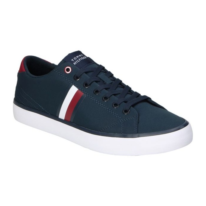 Pantofi Tommy Hilfiger Vulc Low Stripes Mesh FM0FM04946 DW5 albastru 1
