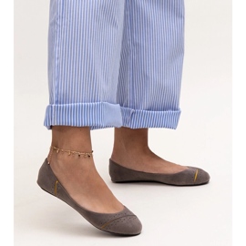 Balerini clasici gri Dorris 1 Balerini clasici gri Dorris 1