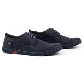 Antex Pantofi casual bărbați 302 bleumarin albastru 2