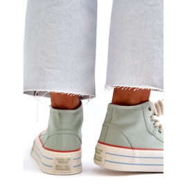 Seastar Pantofi de damă cu platformă Mint Aineri verde 3