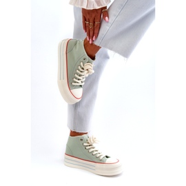 Seastar Pantofi de damă cu platformă Mint Aineri verde 4