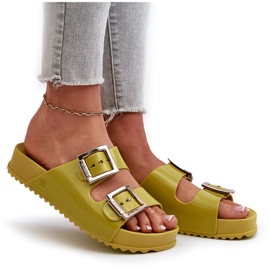 Sandale netede damă ZAXY LL285077 Lime verde 8