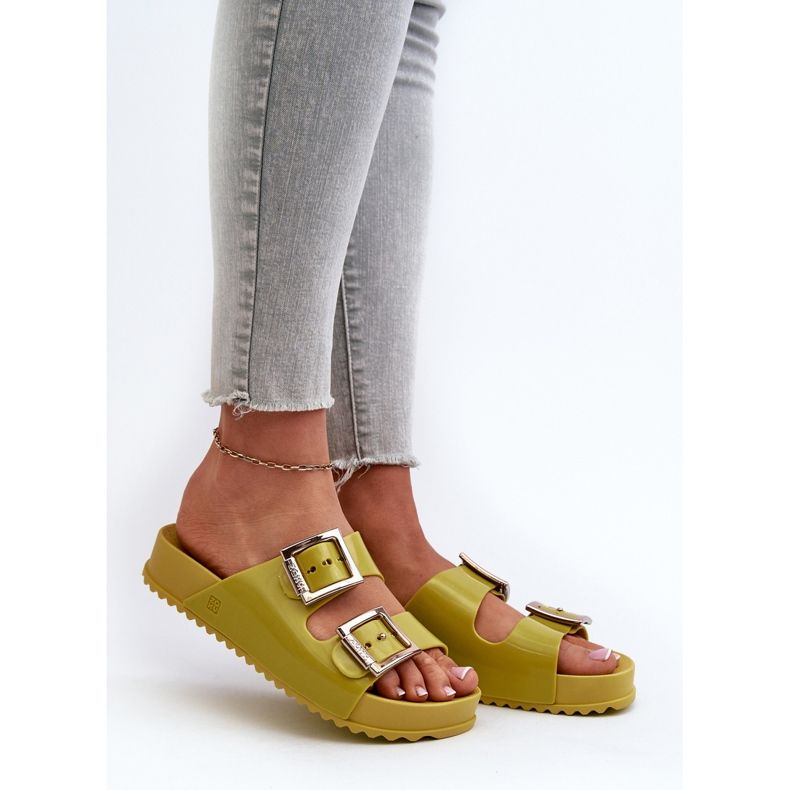 Sandale netede damă ZAXY LL285077 Lime verde 2