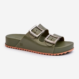 Sandale netede de damă ZAXY NN285057 Verde închis 1