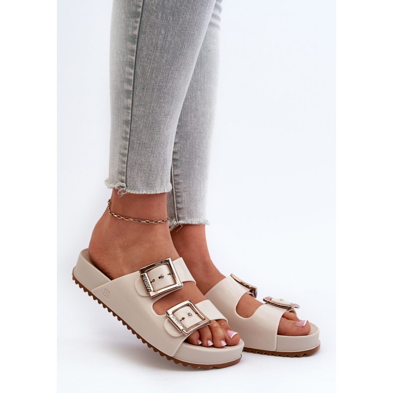 Sandale netede damă ZAXY NN285058 Bej deschis 2