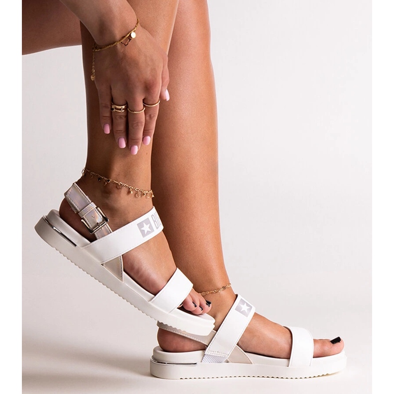 Sandale sport albe Big Star LL274939 1