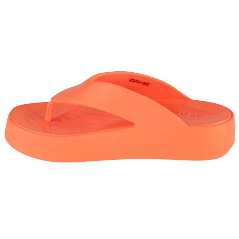 Slapi Crocs Gataway Platform Flip W 209410-84F portocale 1