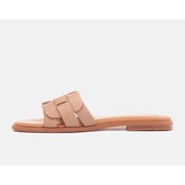 Marco Shoes Şlapi Alba bej 1