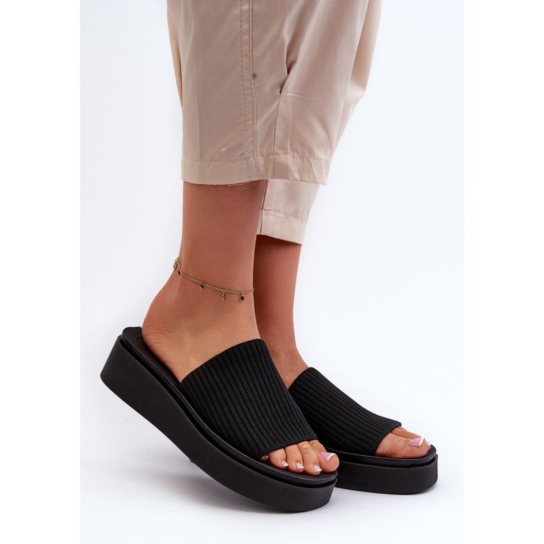 Flip-flops pentru femei Sergio Leone SK083H, negru 2