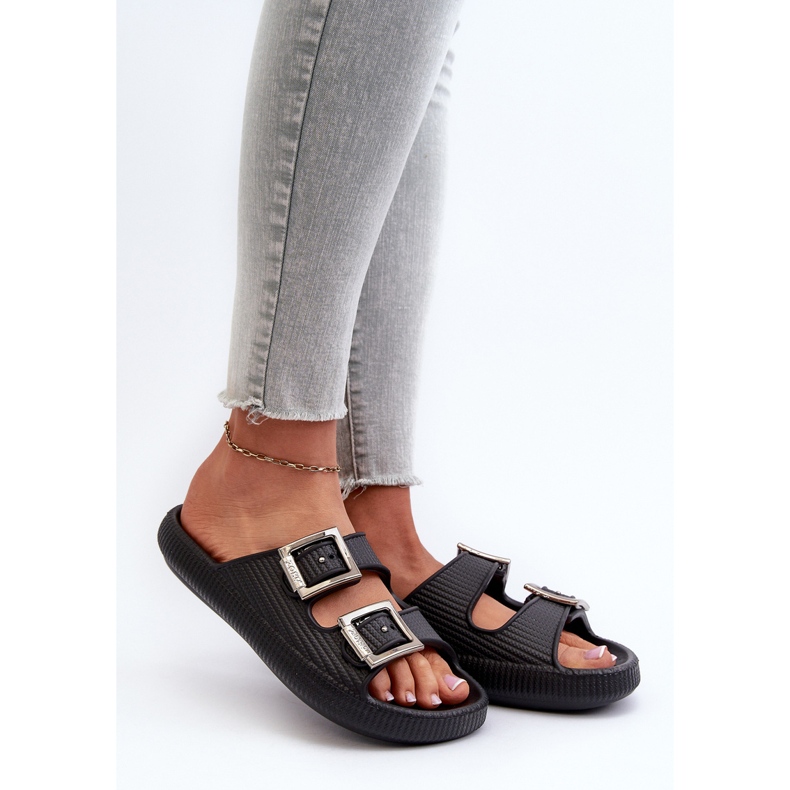 Flip-flops ușoare pentru femei ZAXY LL285088 Negru 2