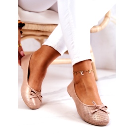 Evento Balerini clasici dama, branț profilat, roz 3 Evento Balerini clasici dama, branț profilat, roz 3