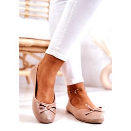 Evento Balerini clasici dama, branț profilat, roz 2 Evento Balerini clasici dama, branț profilat, roz 2