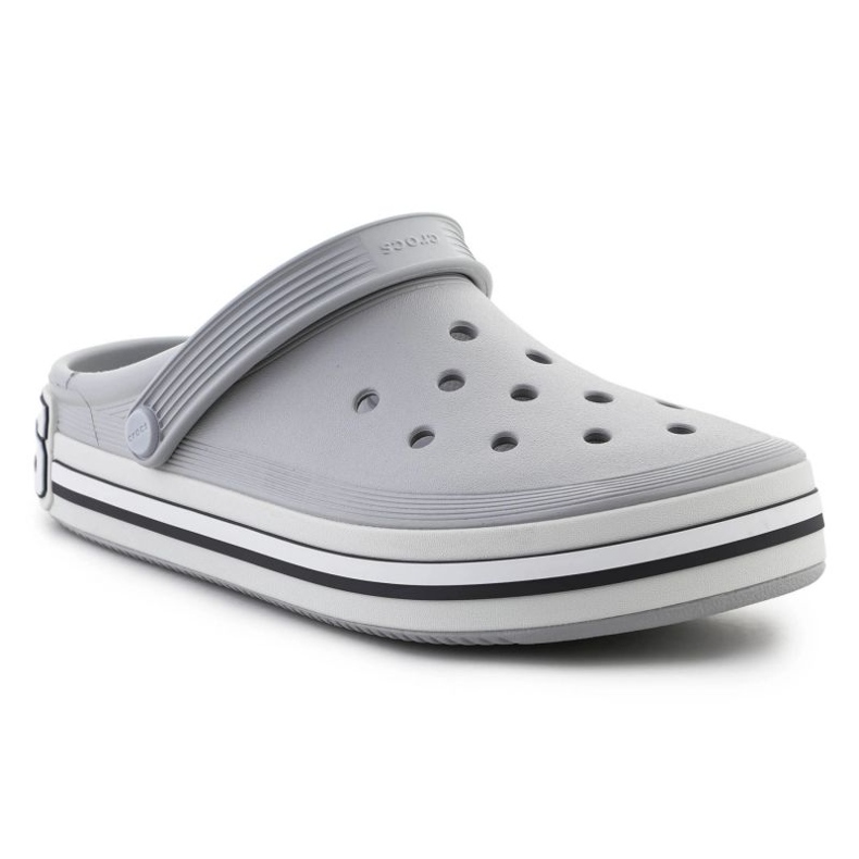 Șlapi Crocs Off Court Logo Clog 209651-1FT gri 1